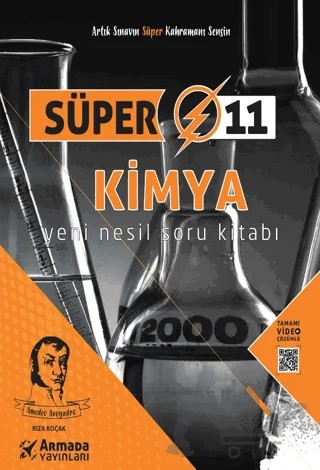 Süper 11 Kimya Soru Bankası – Rıza Koçak – Armada Yayınları kitap kapağı