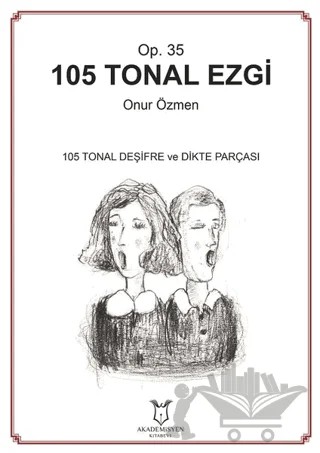 105 Tonal Ezgi - Op. 35 – Onur Özmen – Akademisyen Kitabevi kitap kapağı