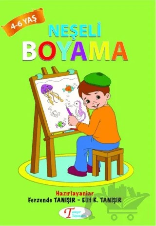 Neşeli Boyama – Elif K. Tanışır, Ferzende Tanışır – Tanışır Yayınları kitap kapağı
