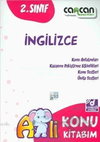 2. Sınıf İngilizce Konu Anlatımı – Kolektif – Cancan Yayınları kitap kapağı