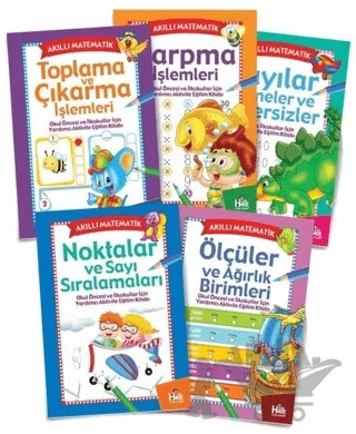 Akıllı Matematik (5 Kitap Takım) – Kolektif – Halk Kitabevi kitap kapağı