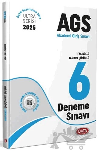 2025 AGS Fasiküllü Tamamı Çözümlü 6 Deneme Sınavı – Komisyon – Data Yayınları kitap kapağı