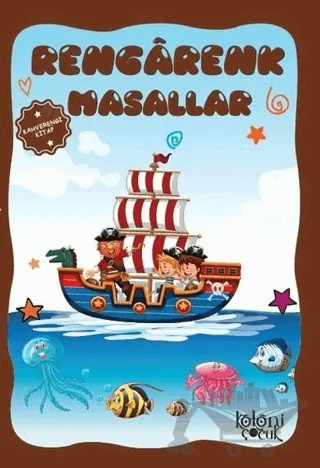 Rengarenk Masallar - Kahverengi Kitap – Ayşe Hüma Karaca – Koloni Çocuk kitap kapağı