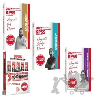 2022 Hangi KPSS Genel Kültür 45 Deneme Seti - Benim Hocam Eğitim Bilimleri 5 Kafalardan 10 Deneme 2'li Set – Kolektif – Hangi KPSS Yayınları kitap kapağı