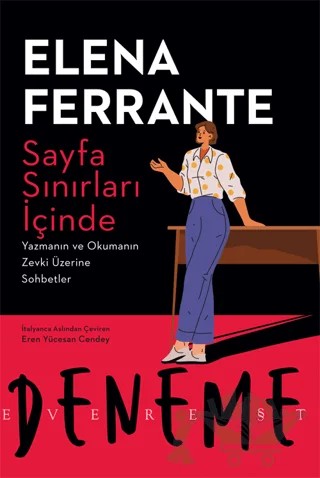 Sayfa Sınırları İçinde – Elena Ferrante – Everest Yayınları kitap kapağı