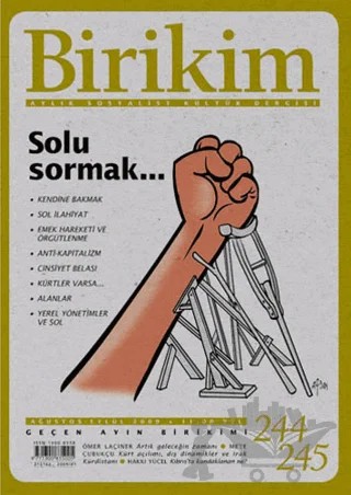 Birikim Aylık Sosyalist Kültür Dergisi Sayı: 244 - 245 – Birikim Yayınları kitap kapağı