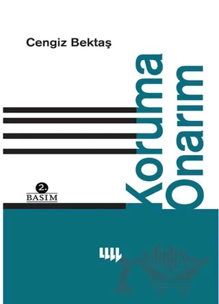 Koruma Onarım – Cengiz Bektaş – Literatür Yayıncılık kitap kapağı