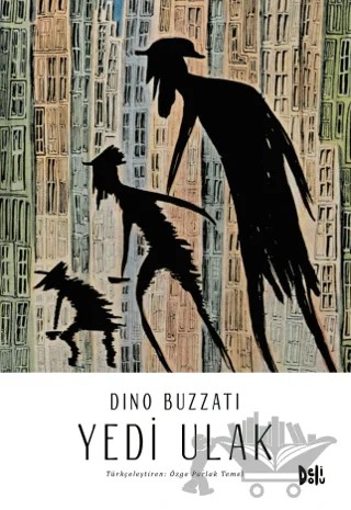 Yedi Ulak – Dino Buzzati – Delidolu kitap kapağı