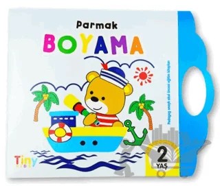 Parmak Boyama Kitabı - 2 Yaş – Kolektif – Tiny Kids kitap kapağı