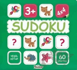 Sudoku 4x4 - Yeşil Kitap – Kolektif – Teleskop Popüler Bilim kitap kapağı