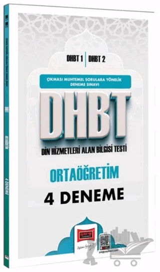 DHBT 1 - DHBT 2 Ortaöğretim 4 Deneme Sınavı – Kolektif – Yargı Yayınevi kitap kapağı