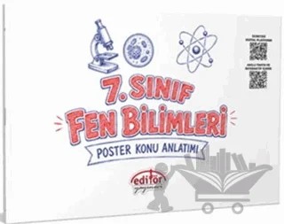 7. Sınıf Fen Bilimleri Poster Konu Anlatımlı – Kolektif – Editör Yayınevi kitap kapağı