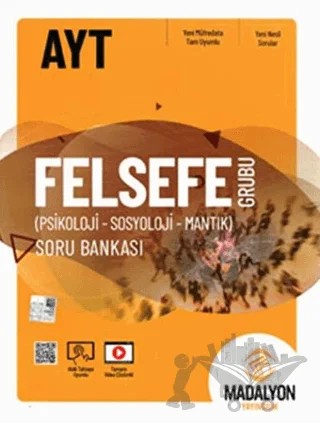 AYT Felsefe Soru Bankası – Kolektif – Madalyon Yayınları kitap kapağı