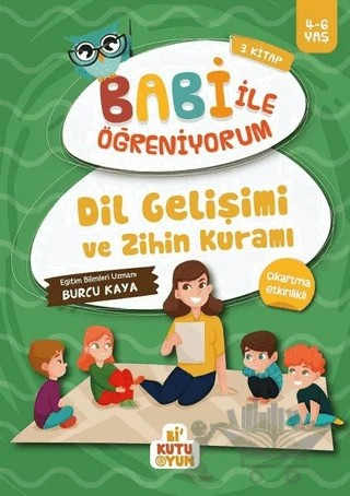 Dil Gelişimi ve Zihin Kuramı - Babi İle Öğreniyorum 3. Kitap – Burcu Kaya – Bi Kutu Oyun kitap kapağı