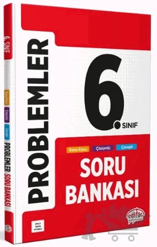 6. Sınıf Problemler Soru Bankası – Kolektif – Editör Yayınevi kitap kapağı