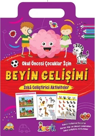 Beyin Gelişimi - Zeka Geliştirici Aktiviteler – Kolektif – Bıcırık Yayınları kitap kapağı