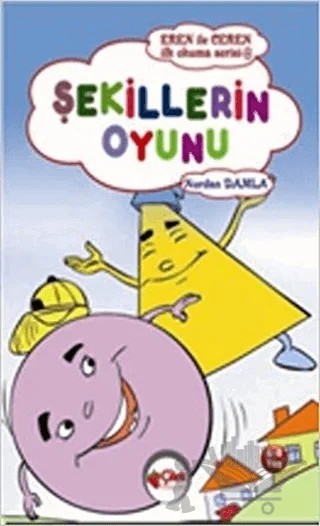 Şekillerin Oyunu - Eren ile Ceren İlk Okuma Serisi 8 – Nurdan Damla – Çilek Kitaplar kitap kapağı