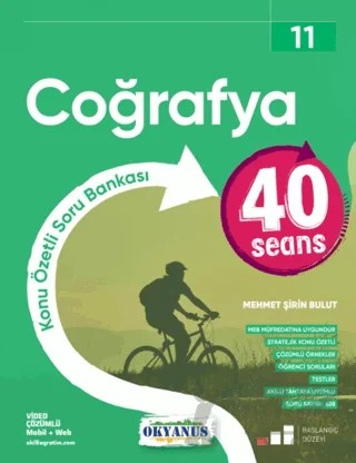 11. Sınıf 40 Seans Coğrafya – Mehmet Şirin Bulut – Okyanus Yayınları kitap kapağı