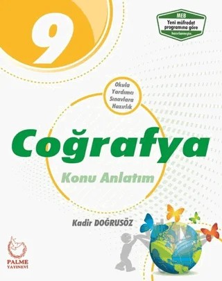 Palme 9. Sınıf Coğrafya Konu Kitabı – Kadir Doğrusöz – Palme Yayınları kitap kapağı