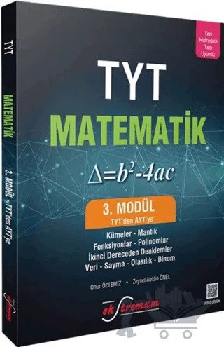 TYT Matematik Modül 3 – Kolektif – Ekstremum Yayınları kitap kapağı