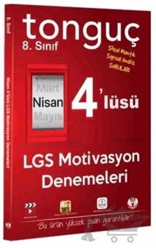 8. Sınıf Nisan 4’lüsü LGS Motivasyon Denemeleri – Kolektif – Tonguç Akademi kitap kapağı