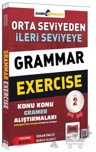 Orta Seviyeden İleri Seviyeye Grammer Exercise 2 Konu Konu Gramer Alıştırmaları – Erkan Önler – Yargı Yayınevi kitap kapağı
