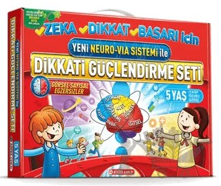 Yeni Neuro-Via Sistemi ile Dikkati Güçlendirme Seti 5 Yaş – Osman Abalı – Adeda Yayınları kitap kapağı