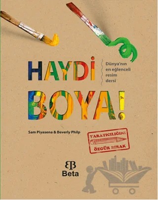 Haydi Boya – Beverly Philp, Sam Piyasena – Beta Yayınevi kitap kapağı