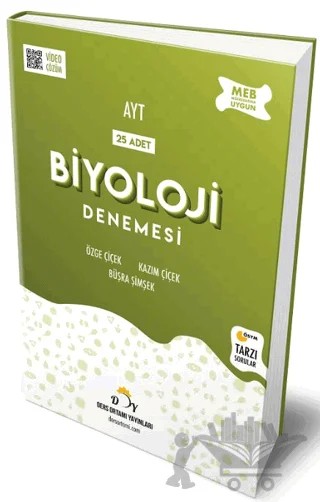 AYT 25`li Biyoloji Denemesi – Kollektif – Ders Ortamı Yayınları kitap kapağı