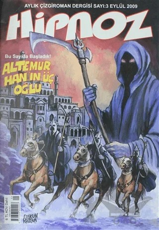 Hipnoz Aylık Çizgi Roman Dergisi Sayı: 3 – Presstij Kitap kitap kapağı