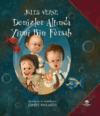 Denizler Altında Yirmi Bin Fersah – Jules Verne – Octopus Yayınevi kitap kapağı