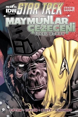 Star Trek Maymunlar Gezegeni - Kapak A – David Tipton, Scott Tipton – Presstij Kitap kitap kapağı