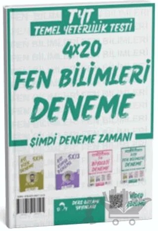 2025 TYT Fen Bilimleri 4 Deneme Tamamı Video Çözümlü – Kollektif – Ders Ortamı Yayınları kitap kapağı