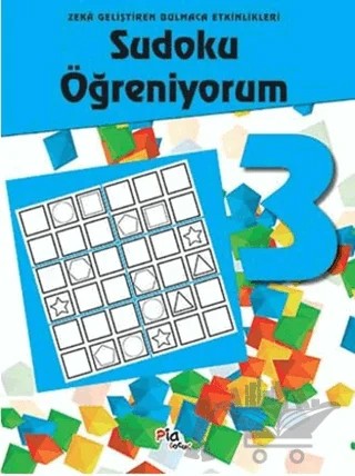 Sudoku Öğreniyorum 3 – Kolektif – Pia Çocuk Yayınları kitap kapağı