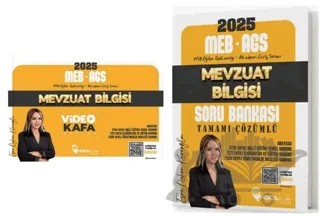 2025 MEB AGS Mevzuat Bilgisi Video Kafa Notlar + Soru Bankası 2 li Set – Esra Özkan Karaoğlu – Hoca Kafası Yayınları kitap kapağı