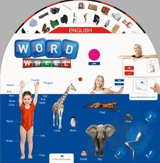 English Word Wheel – Kolektif – MK Publications kitap kapağı