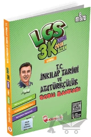 8. Sınıf LGS T.C. İnkılap Tarihi ve Atatürkçülük 3K Soru Bankası – Reha Kayabaşlı – Hoca Kafası Yayınları kitap kapağı