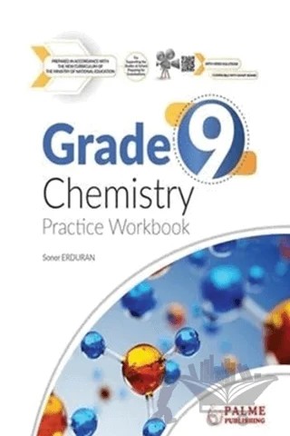 Grade 9 Chemistry Practice Workbook – Soner Erduran – Palme Yayınları kitap kapağı