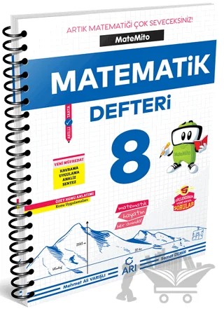 8. Sınıf LGS Akıllı Matematik Defteri Matemito – Samet Demir, Mehmet Ali Varışlı – Arı Yayıncılık kitap kapağı