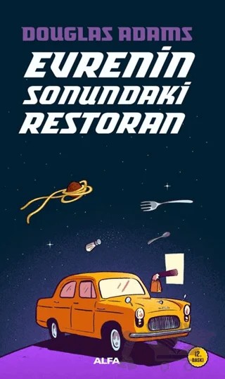 Evrenin Sonundaki Restoran – Douglas Adams – Alfa Yayınları kitap kapağı