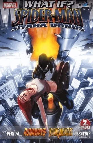 What If? Spider-man Siyaha Dönüş – Kolektif – Presstij Kitap kitap kapağı