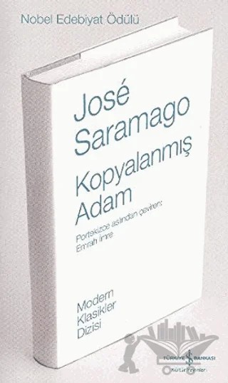 Kopyalanmış Adam – Jose Saramago – İş Bankası Kültür Yayınları kitap kapağı