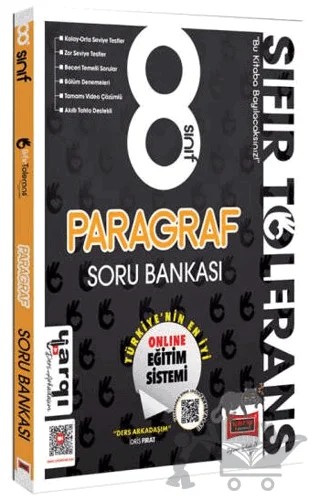 8. Sınıf Ders Arkadaşım Sıfır Tolerans Paragraf Soru Bankası – Kolektif – Yargı Yayınevi kitap kapağı