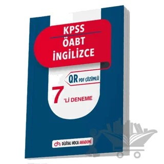 ÖABT İngilizce Öğretmenliği QR Çözümlü 7 Deneme – Kolektif – Dijital Hoca kitap kapağı