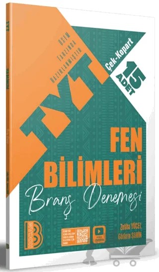 TYT Fen Bilimleri 15'li Branş Deneme – Zeliha Yücel, Görkem Şahin – Benim Hocam Yayınları kitap kapağı