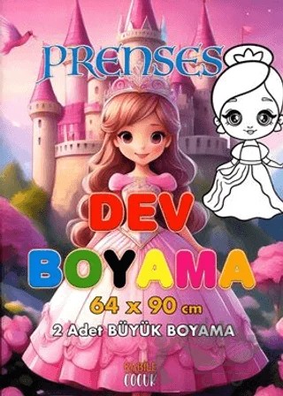 Prenses Dev Boyama – Kollektif – Kabile Çocuk kitap kapağı