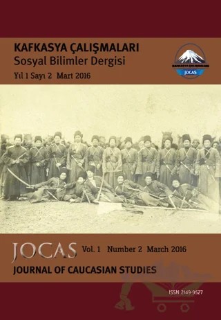 Kafkasya Çalışmaları Sosyal Bilimler Dergisi Yıl:1 Sayı:2 Mart 2016 – Kafkasya Dergisi kitap kapağı