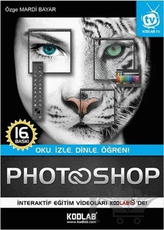 Photoshop – Özge Mardi – Kodlab Yayın Dağıtım kitap kapağı