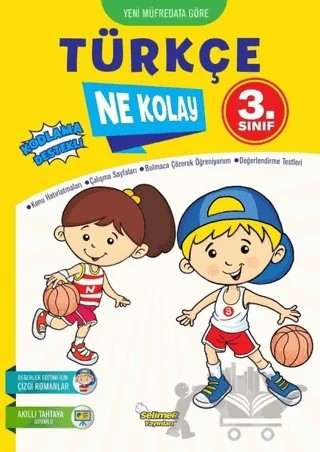 3.Sınıf Türkçe Ne Kolay – Mustafa Kara – Selimer Yayınları kitap kapağı