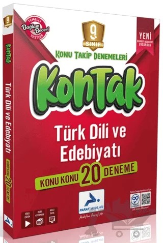 9. Sınıf Türk Dili ve Edebiyatı Kontak Deneme – Kolektif – Paraf Yayınları kitap kapağı